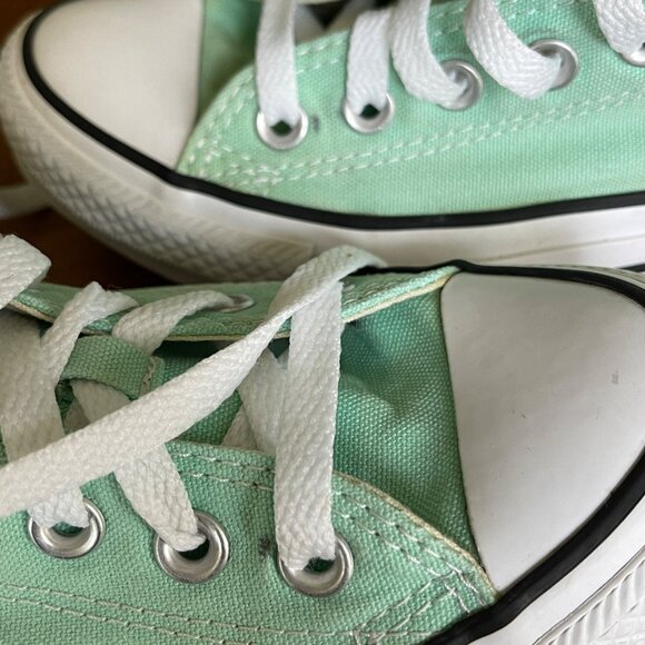 Converse Chuck Taylor All Star Low Top Sneakers Mint Green Womens 5 / Mens 7 - Picture 9 of 15